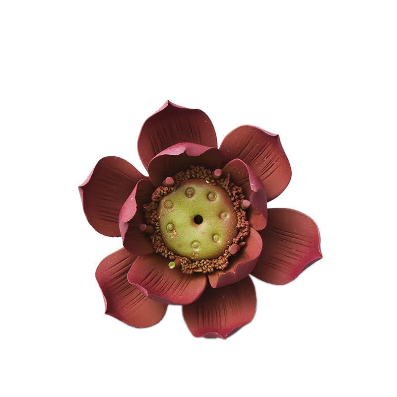 Nimara Ritual Tibetan Lotus Positive Peace Incense Burner Decoration