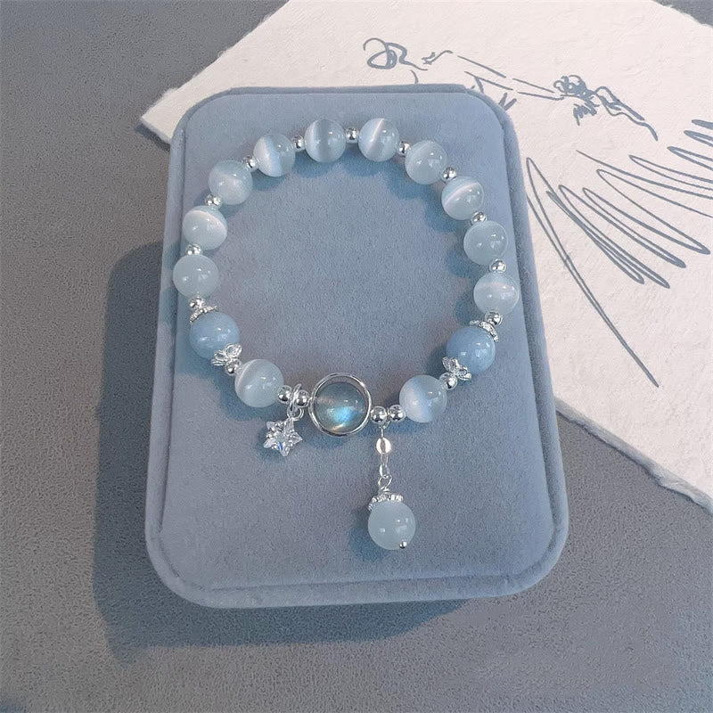 Bring Positive Energy Butterfly Cat's Eye Chrysoberyl Bracelet