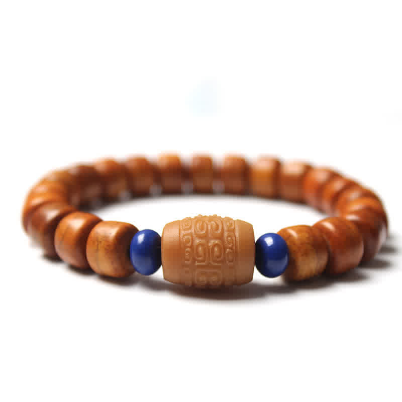 Nimara Ritual Tibetan Bone Beads Om Mani Padme Hum Strength Bracelet