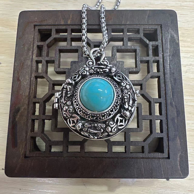 Nimara Ritual Tibetan Pi Xiu Luck Copper Necklace