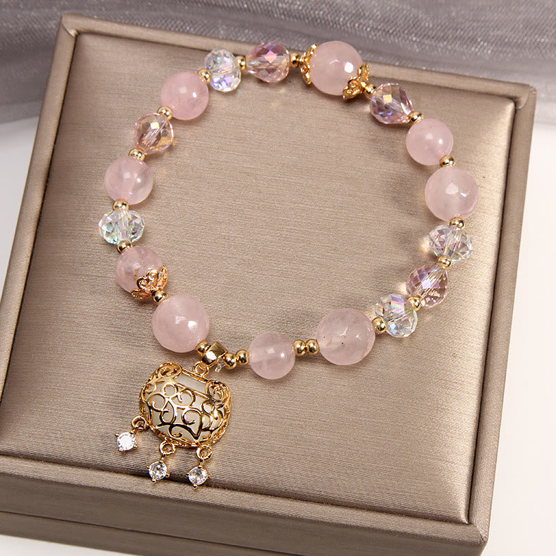 Nimara Ritual Natural Pink Crystal Soothing Protection Bracelet