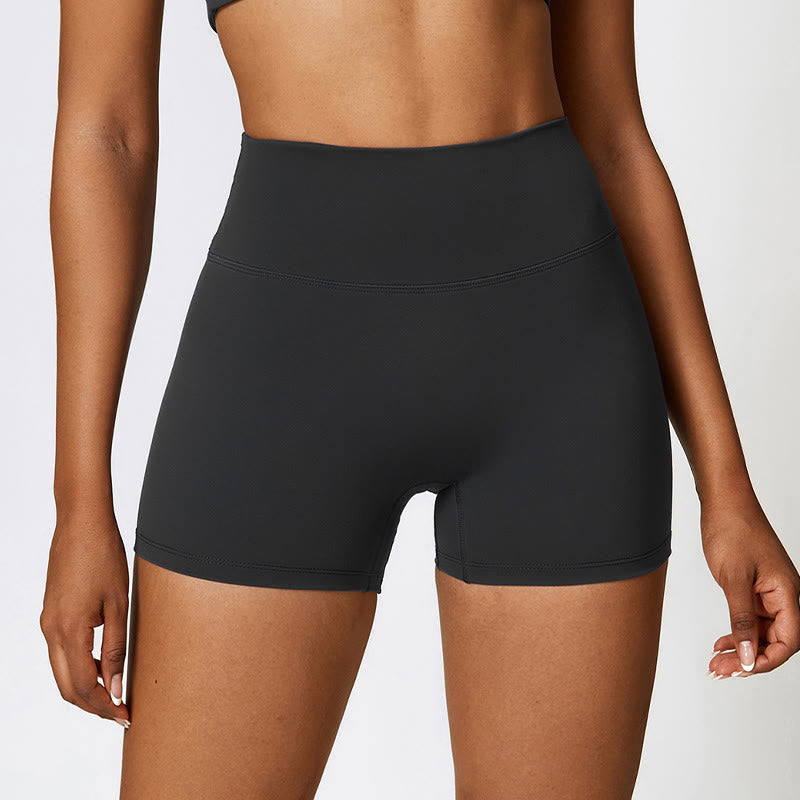 Nimara Ritual Solid Color Crop Tank Top High Waist Shorts Sports Fitness Gym Yoga Outfits
