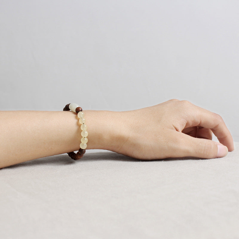 Nimara Ritual Jade Sandalwood Luck Abundance Bracelet