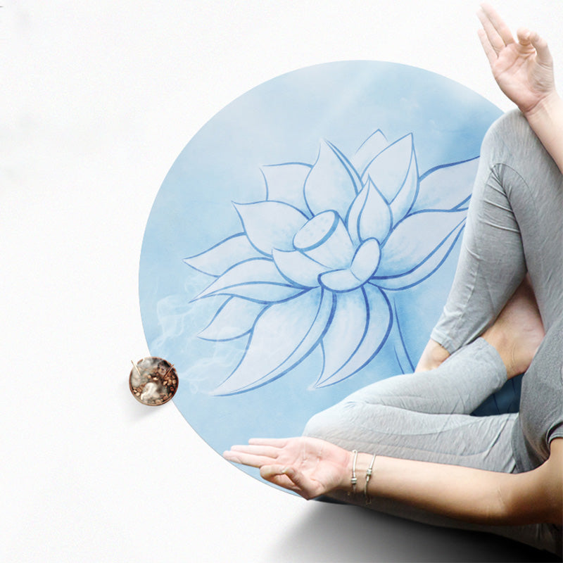Nimara Ritual Lotus Mandala Pattern Foldable Yoga Meditation Seat Mat Home Decoration