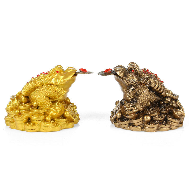 Nimara Ritual FengShui Wealth Lucky Frog Decoration