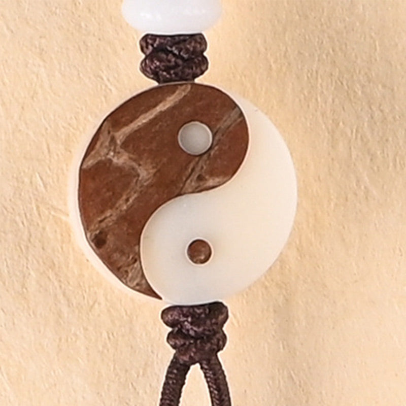 Nimara Ritual Ebony YinYang Protection Necklace Mala
