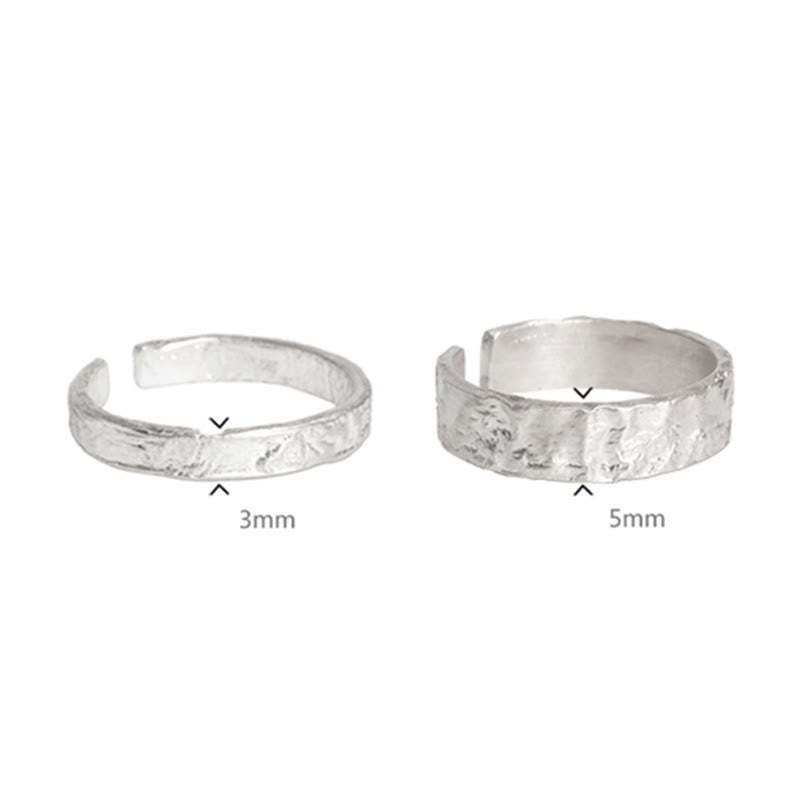 Nimara Ritual 925 Sterling Silver Simple Design Blessing Couple Ring