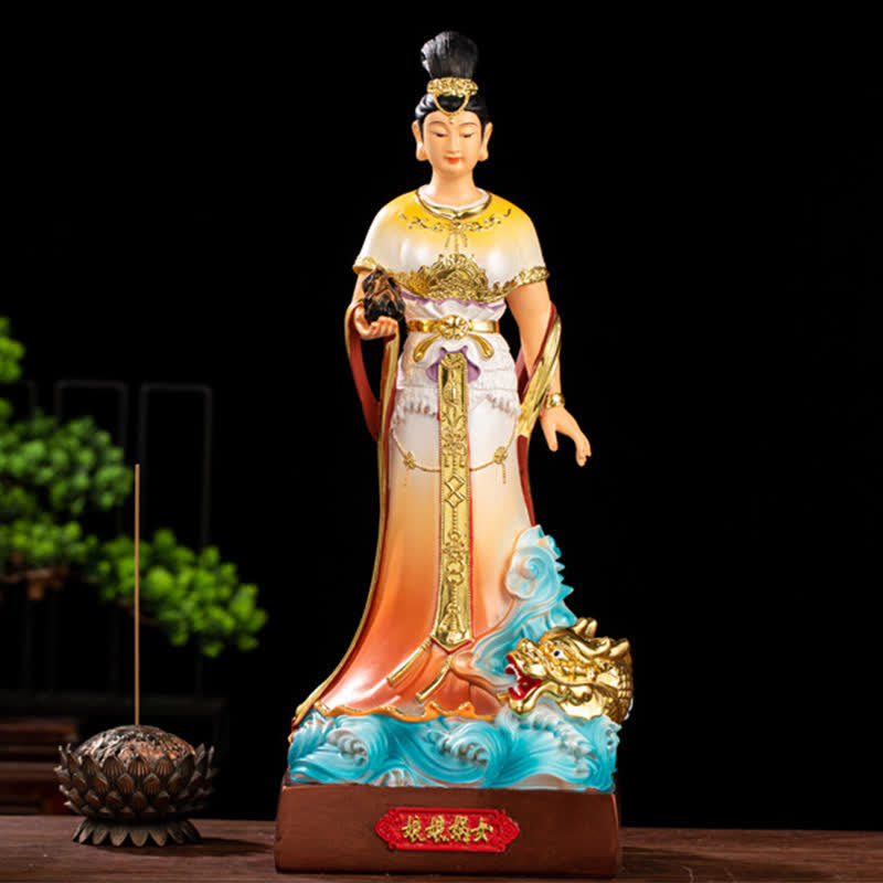 Nimara Ritual Bodhisattva Nuwa Protection Resin Statue Home Decoration