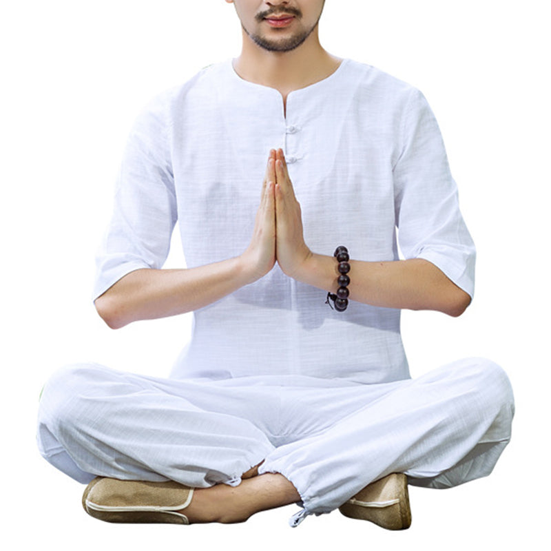 Nimara Ritual Meditation Prayer Spiritual Zen Practice Uniform Clothing Men's Set