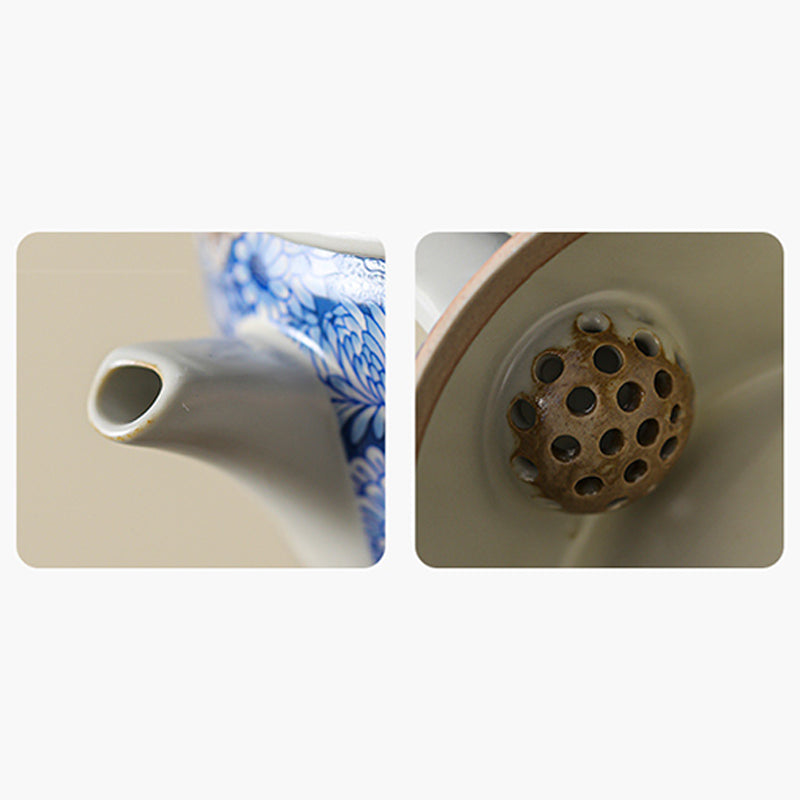 Nimara Ritual Lotus Chrysanthemum Plum Blossom Flower Teacup Kung Fu Tea Cup Teapot