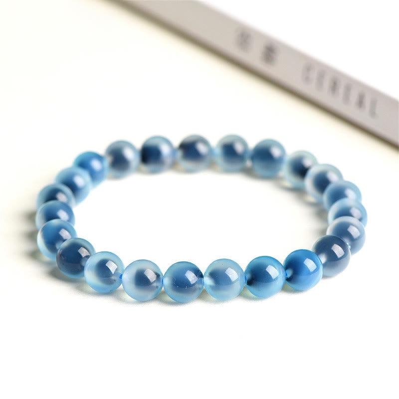 Nimara Ritual Natural Colorful Candy Agate Harmony Strength Bead Bracelet