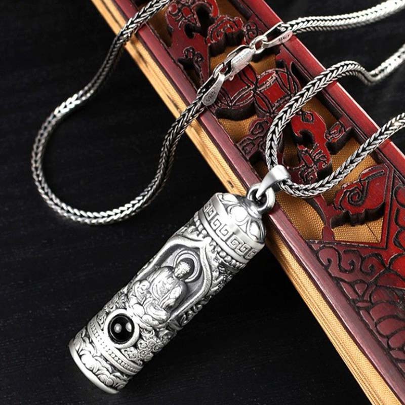 Nimara Ritual Chinese Zodiac Natal Buddha Projection Prosperity Necklace Pendant
