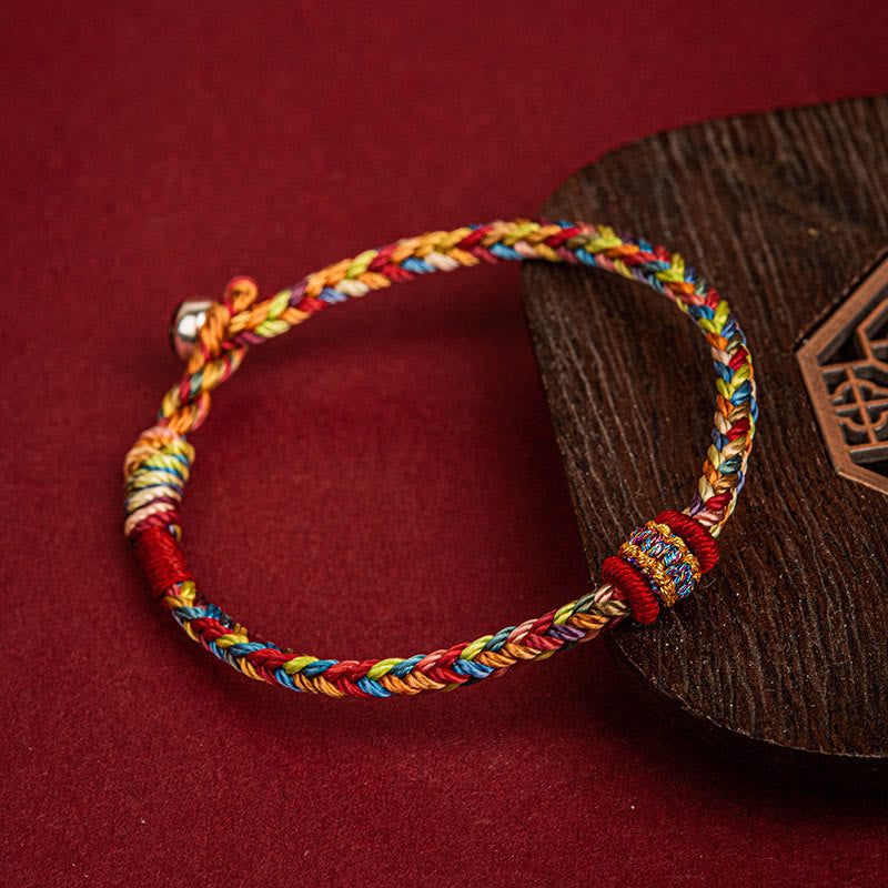 Nimara Ritual Handmade Dragon Boat Festival Luck Colorful Rope Child Adult Bracelet