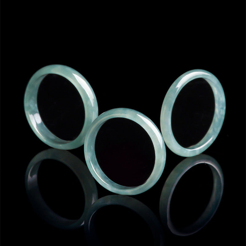Nimara Ritual Natural Jade Prosperity Protection Ring