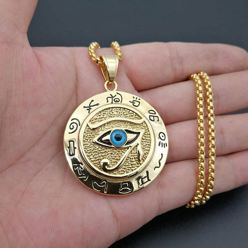 Nimara Ritual Eye of Horus Protection Necklace Pendant