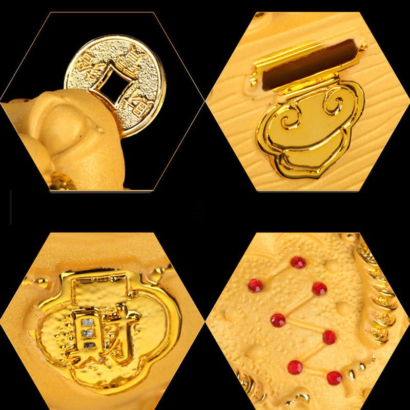 Nimara Ritual Feng Shui Money Frog Statue Luck Wealth Decoration