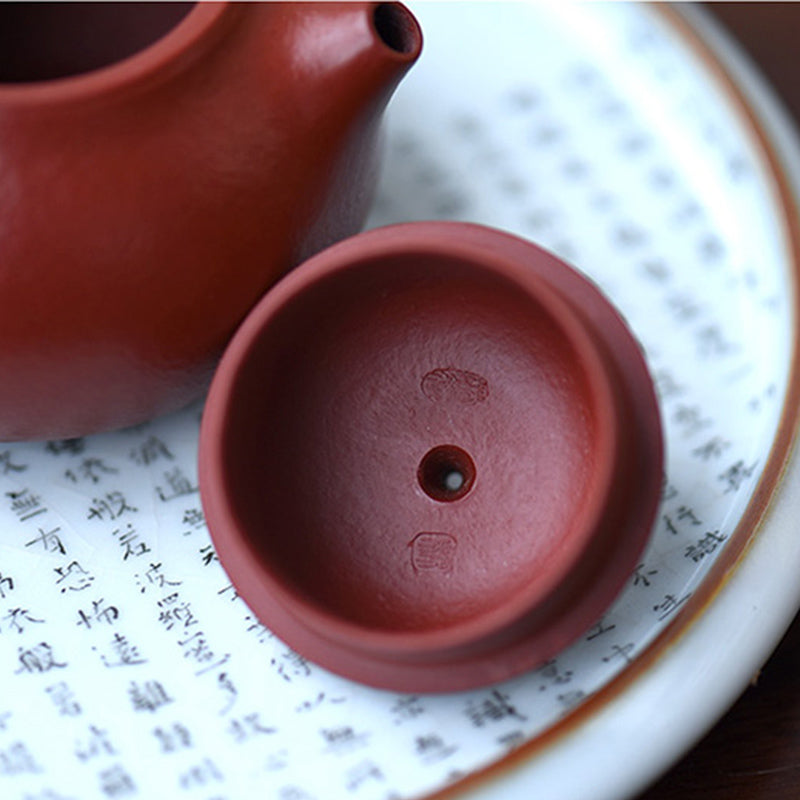Nimara Ritual Yixing All Handmade Wen Dan Brown Purple Clay Kung Fu Teapot