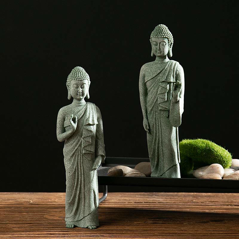 Nimara Ritual Tibetan Meditation Contemplation Buddha Serenity Compassion Statue Figurine Decoration