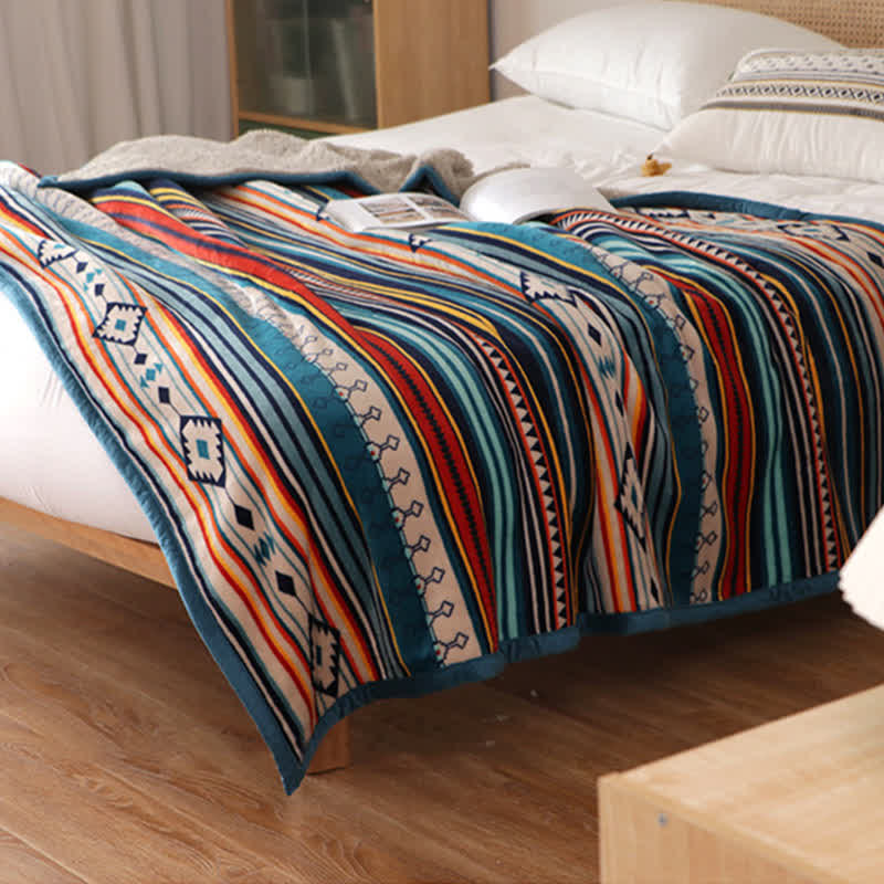 Nimara Ritual Geometric Warm Soft Bed Throw Blanket