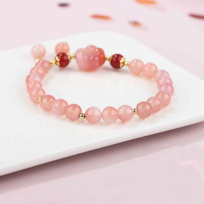 Nimara Ritual Natural Yanyuan Agate Cat Claw Paw Positive Bracelet