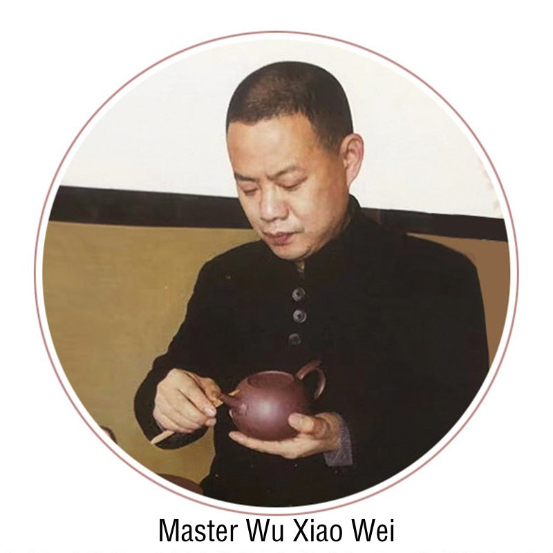 Nimara Ritual Yixing All Handmade Gomoku Playing Chess Purple Clay Kung Fu Square Teapot 280ml