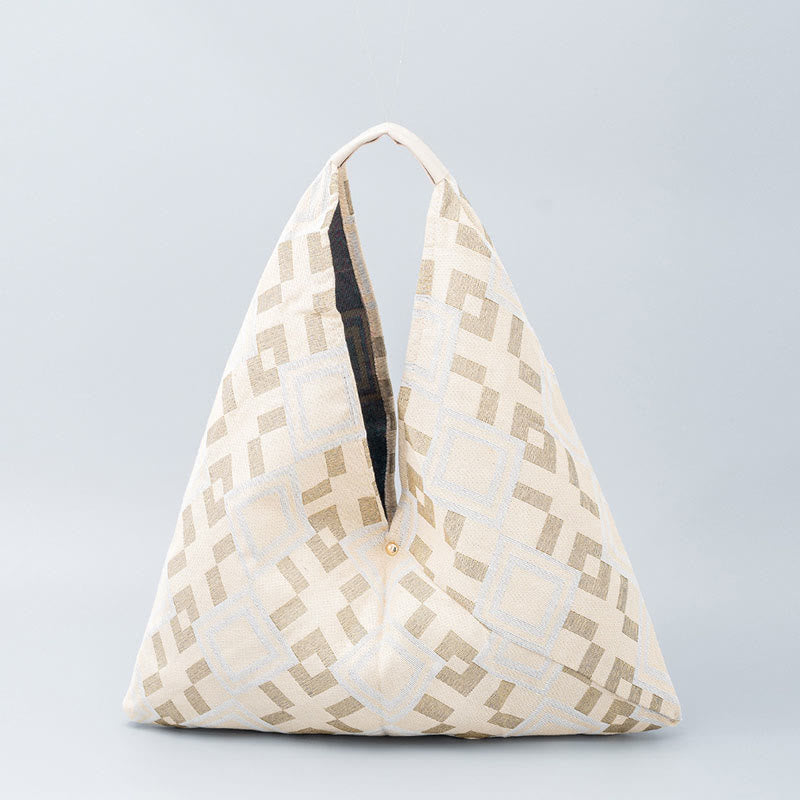 Nimara Ritual Geometry Tiger Flowers Leopard Stripes Print Underarm Triangle Shoulder Bag