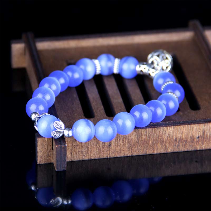 Nimara Ritual Tibetan Cat Eye Lucky Bracelet