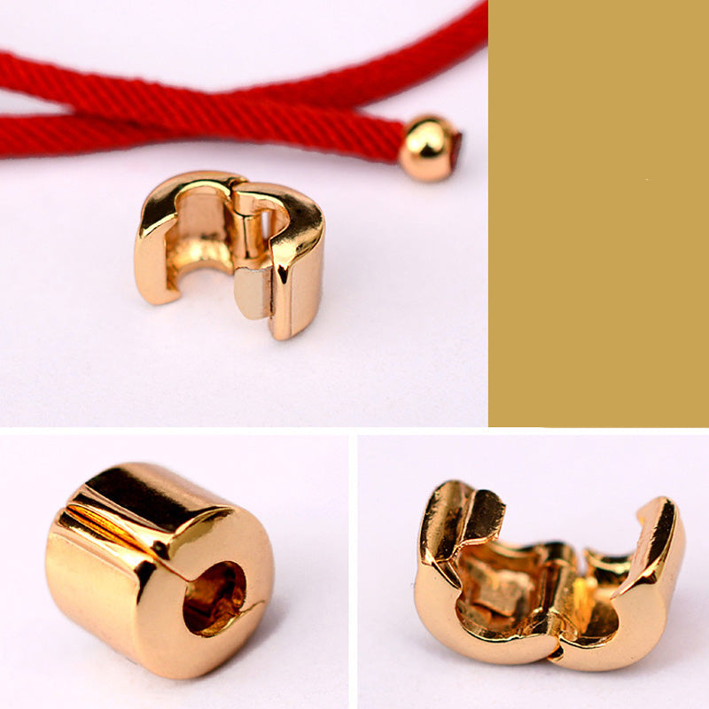 Nimara Ritual 24K Gold-Plated PiXiu Luck Red String Bracelet
