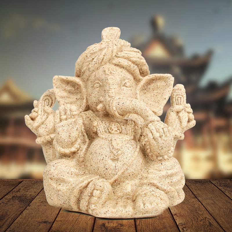 Nimara Ritual Ganesh Ganpati Elephant Statue Transformation Home Decoration
