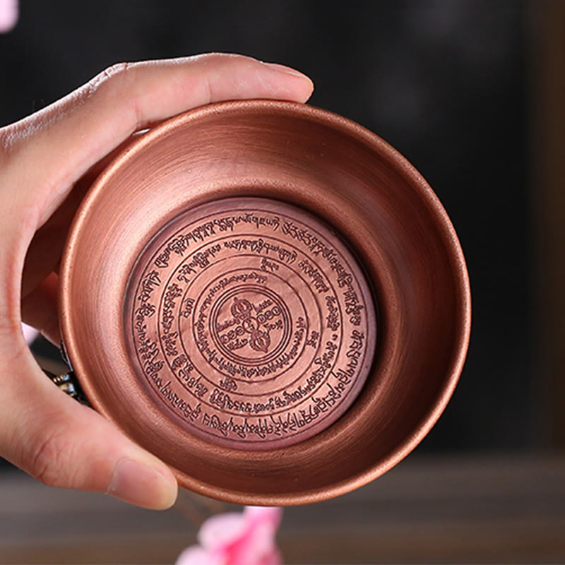 Nimara Ritual Small Copper Prayer Altar Portable Burning Holder Incense Sage Smudging Rituals Use Items