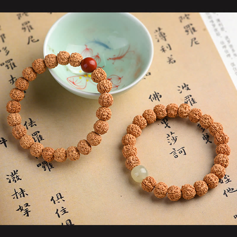 Nimara Ritual Tibet Rudraksha Bodhi Seed Wealth Auspiciousness Bracelet