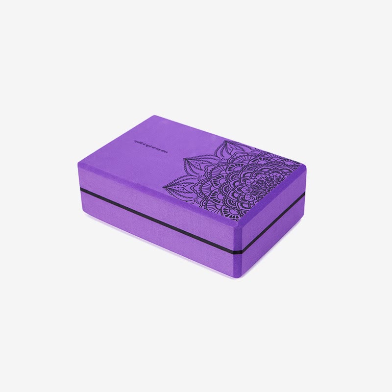 Nimara Ritual Tibetan Mandala Mindful Soft Non-Slip Foam Yoga Block