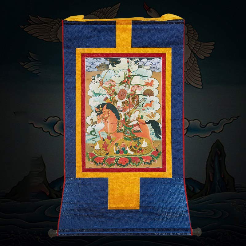 Nimara Ritual Tibetan Framed Thangka Blessing Protection Decoration