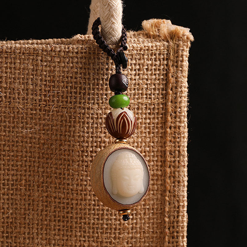 Nimara Ritual Bodhi Seed Blessing Keychain Decoration