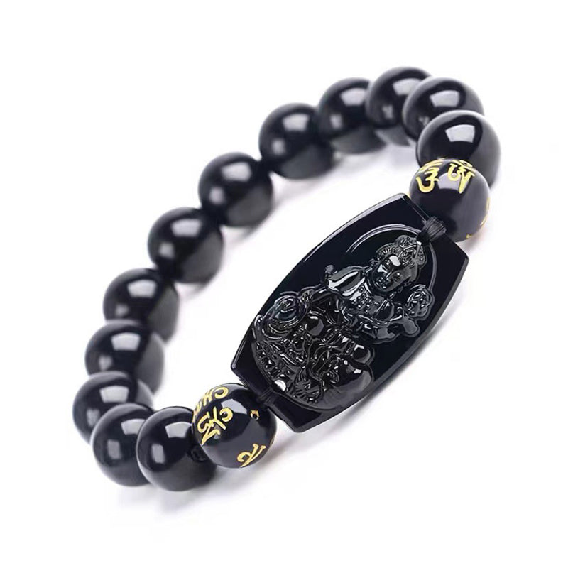 Nimara Ritual Chinese Zodiac Obsidian Protection Bracelet