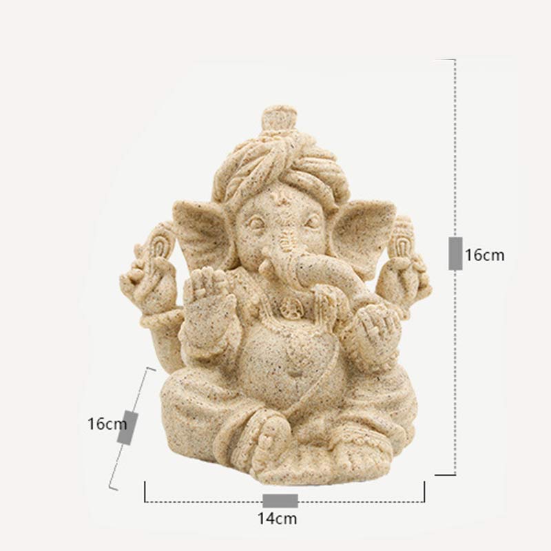 Nimara Ritual Ganesh Ganpati Elephant Statue Blessing Protection Home Decoration