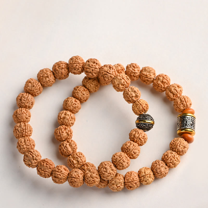 Nimara Ritual Tibet Rudraksha Bodhi Seed Wealth Auspiciousness Bracelet
