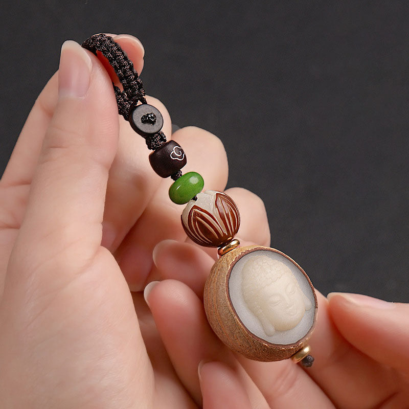 Nimara Ritual Bodhi Seed Blessing Keychain Decoration