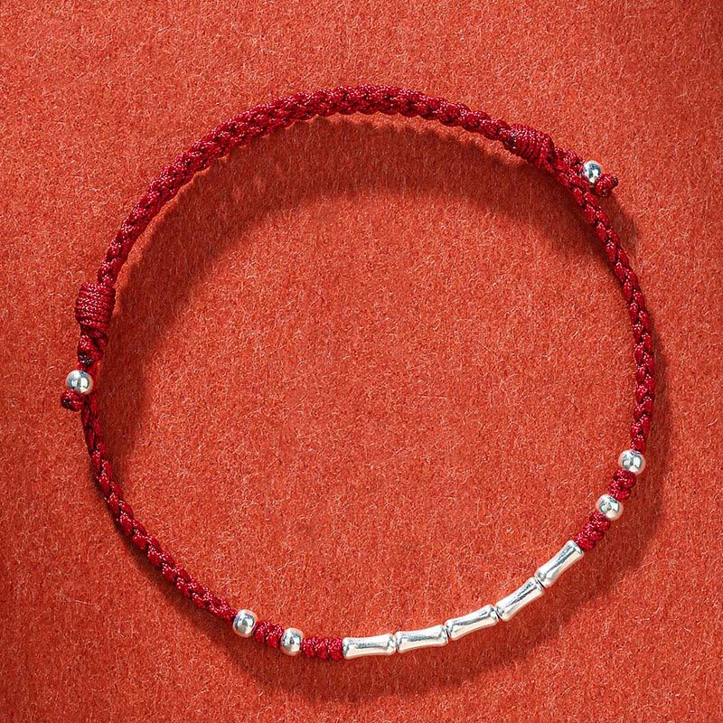 Nimara Ritual Tibet Handmade Multicolored Bamboo Protection Braided String Bracelet