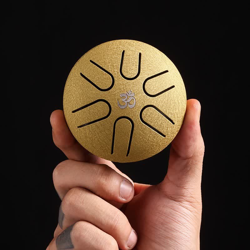 Nimara Ritual Mini Steel Tongue Drum 3 Inch Sound Healing Drum Kit