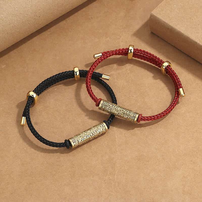 Nimara Ritual Tibet Handmade Tai Sui Rope Protection Strength Braided Bracelet