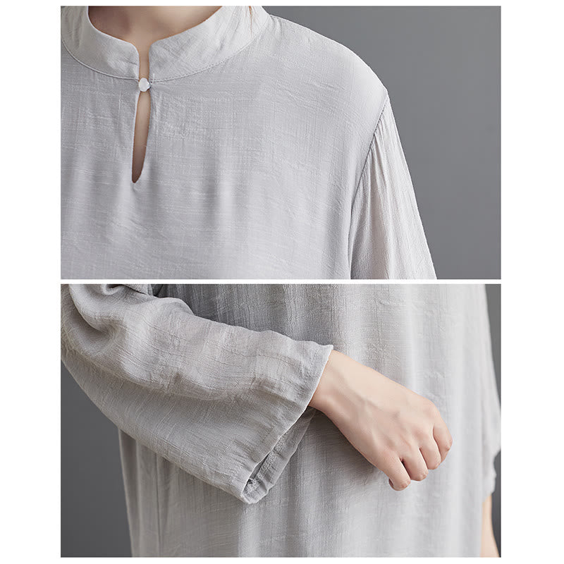 Nimara Ritual Simple Pattern Meditation Prayer Spiritual Zen Practice Yoga Clothing Women's Set