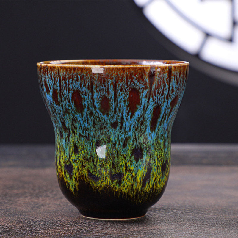 Nimara Ritual Vintage Kiln Change Design Ceramic Coffee Mug Tea Cup 150ml