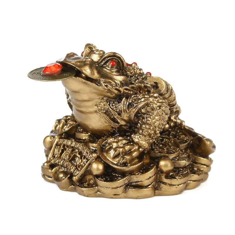 Nimara Ritual FengShui Wealth Lucky Frog Decoration