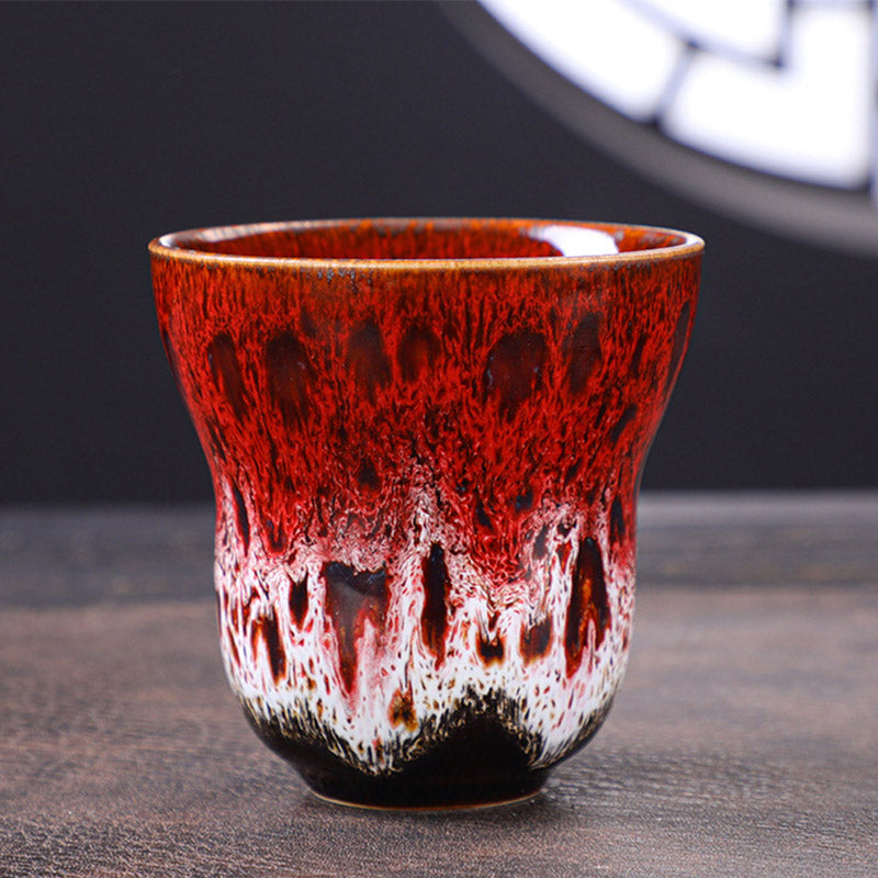 Nimara Ritual Vintage Kiln Change Design Ceramic Coffee Mug Tea Cup 150ml