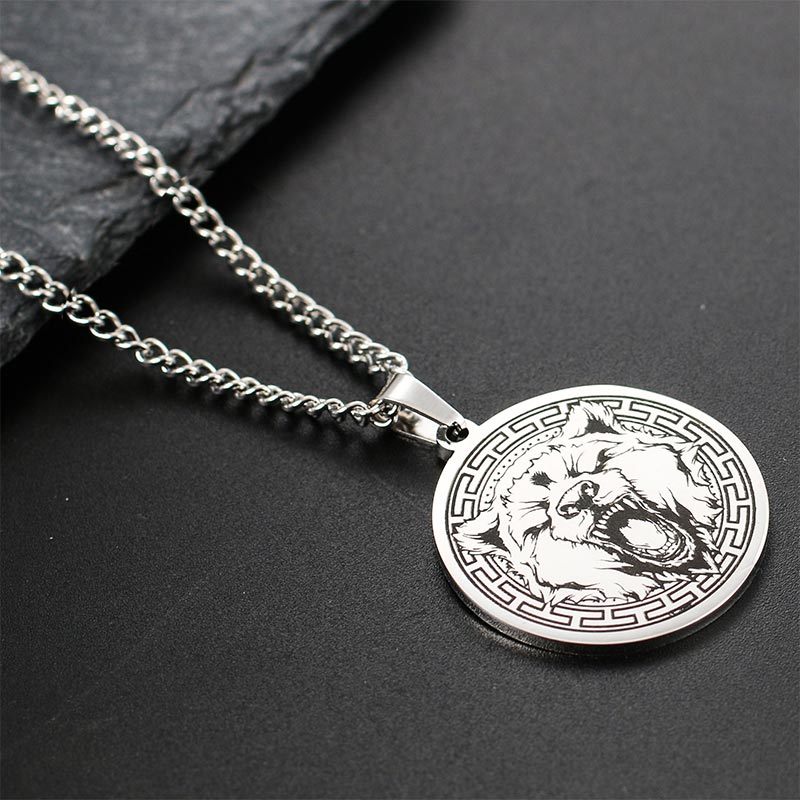 Nimara Ritual Animal Titanium Steel Chain Necklace Protection Pendant