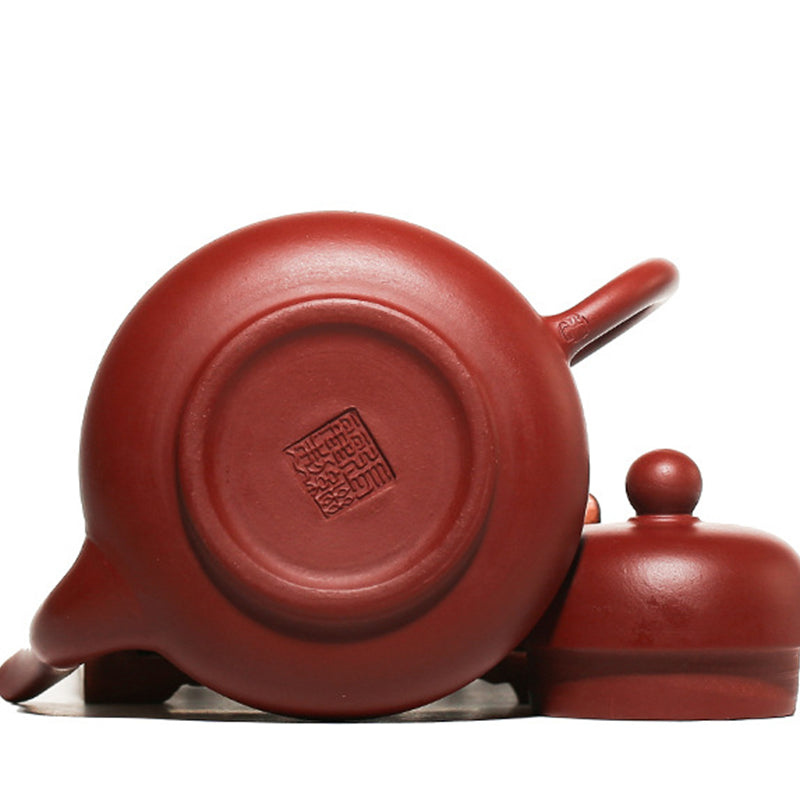 Nimara Ritual Vintage Bamboo Peach Blossom Purple Clay Kung Fu Teapot