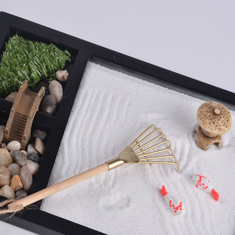 Nimara Ritual Koi Fish Small Bridge Calm Peace Meditation Zen Garden Decoration