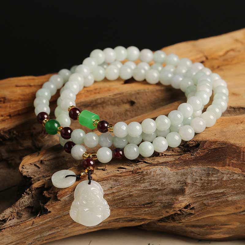 Nimara Ritual Natural Jade Pixiu Buddha Abundance Bracelet