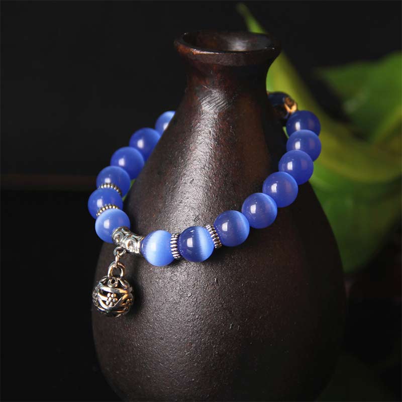 Nimara Ritual Tibetan Cat Eye Lucky Bracelet